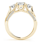Engagement Rings 3 Stone Round - TN50477-E